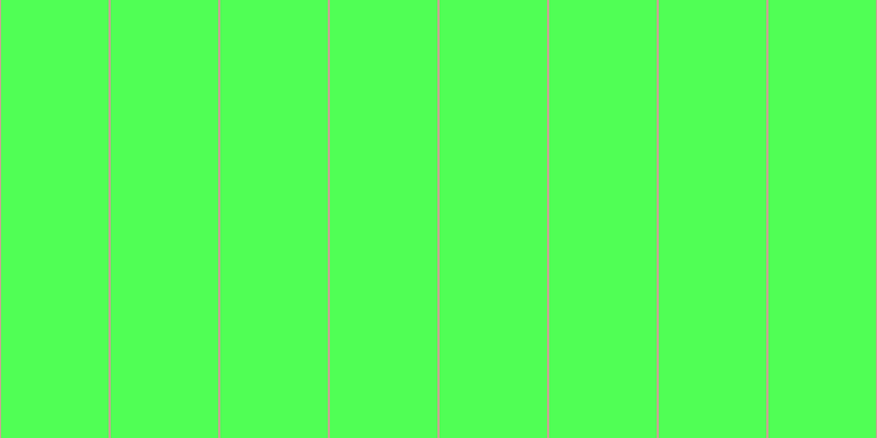 #50ff55, #caa393 vertical lines, two pixels wide, ninety-eight pixels apart