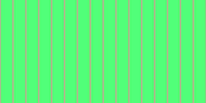 #50ff76, #caa393 vertical lines, five pixels wide, forty-five pixels apart