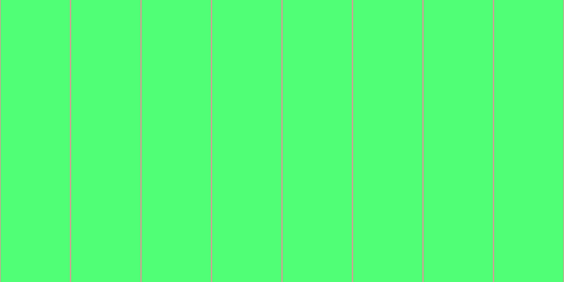 #50ff76, #caa393 vertical lines, two pixels wide, ninety-eight pixels apart