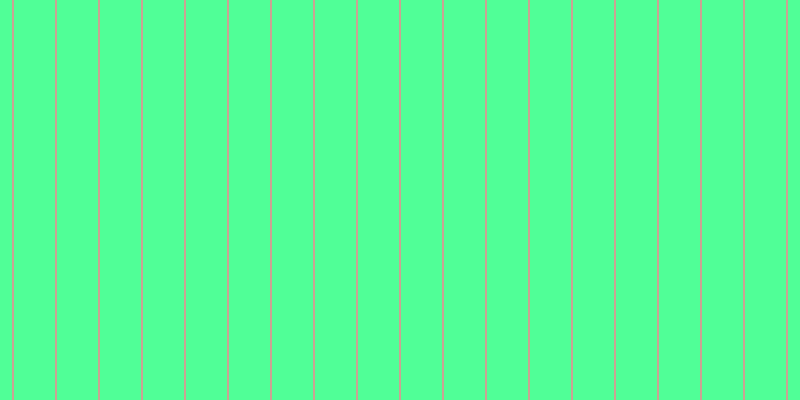 #50ff97, #caa393 vertical lines, two pixels wide, forty-one pixels apart