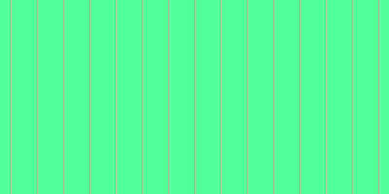 #50ff97, #caa393 vertical lines, two pixels wide, fifty-two pixels apart