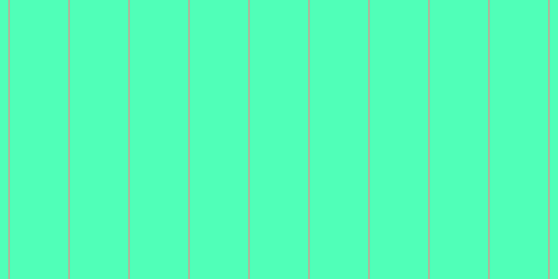 #50ffb8, #caa393 vertical lines, two pixels wide, eighty-four pixels apart