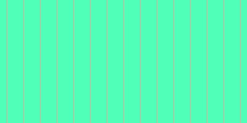 #50ffb8, #eba393 vertical lines, two pixels wide, fifty-two pixels apart