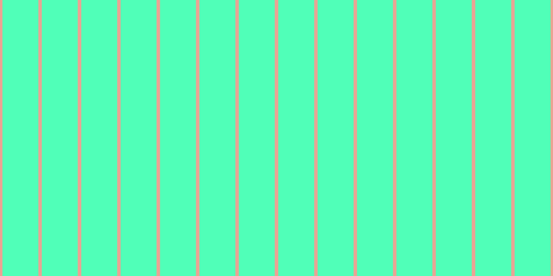 #50ffb8, #eba393 vertical lines, five pixels wide, fifty-two pixels apart