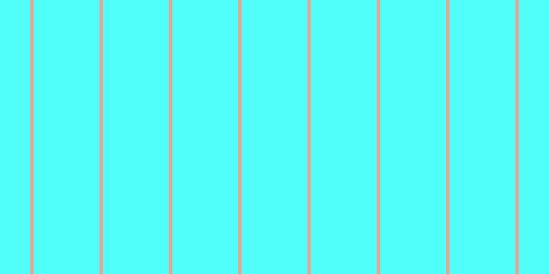 #50fffa, #eba393 vertical lines, five pixels wide, ninety-six pixels apart