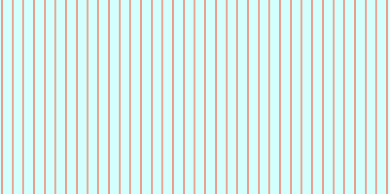 #50fffa (25%), #eba393 vertical lines, four pixels wide, eighteen pixels apart