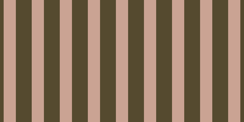 #554a2f, #caa393 vertical lines, forty pixels wide, fifty-two pixels apart
