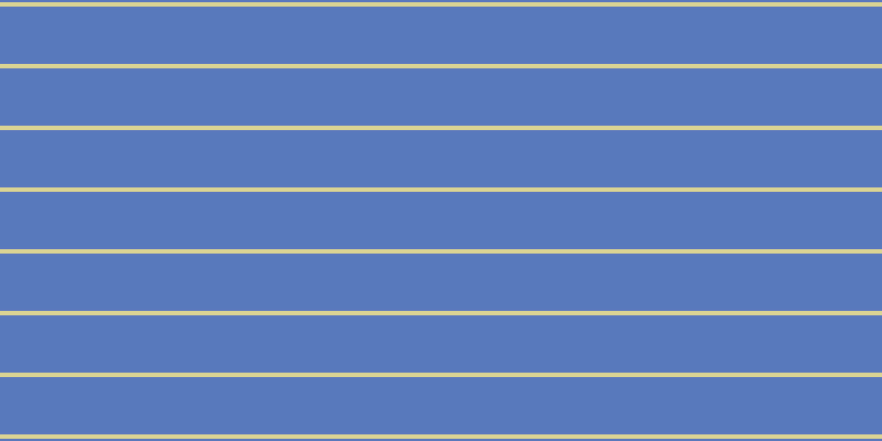 #5879bb, #dbd393 horizontal lines, four pixels wide, fifty-two pixels apart