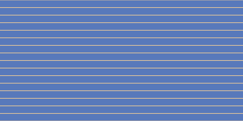#5879bb, #fcd393 horizontal lines, two pixels wide, twenty-three pixels apart