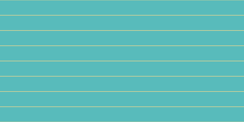 #58bbbb, #dbd393 horizontal lines, two pixels wide, forty-eight pixels apart