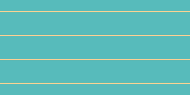 #58bbbb, #fcd393 horizontal lines, one pixels wide, one hundred pixels apart
