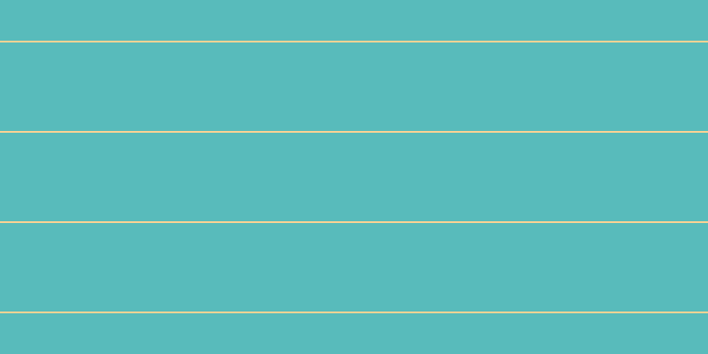 #58bbbb, #fcd393 horizontal lines, two pixels wide, one hundred pixels apart
