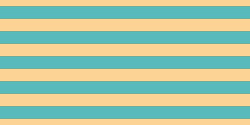 #58bbbb, #fcd393 horizontal lines, forty pixels wide, forty pixels apart
