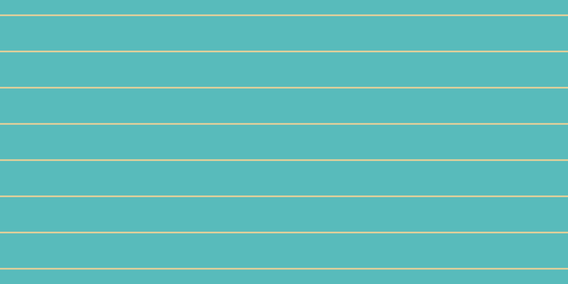 #58bbbb, #fcd393 horizontal lines, two pixels wide, forty-nine pixels apart