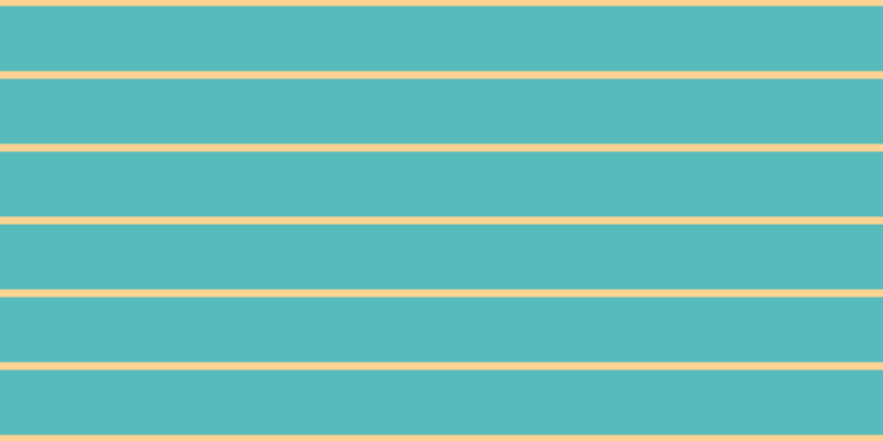 #58bbbb, #fcd393 horizontal lines, seven pixels wide, fifty-nine pixels apart