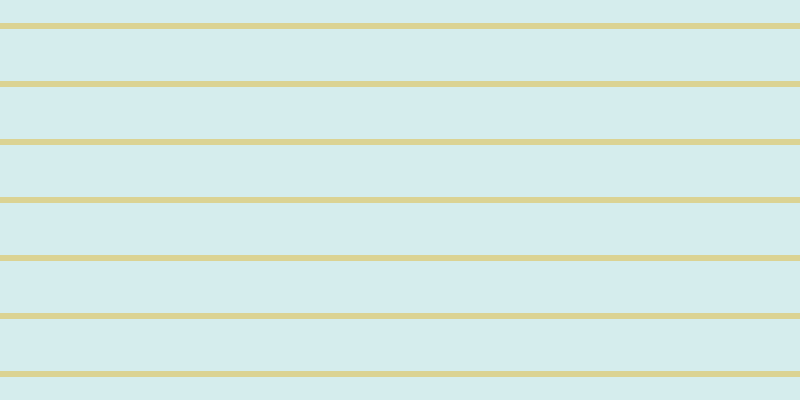 #58bbbb (25%), #dbd393 horizontal lines, six pixels wide, fifty-two pixels apart