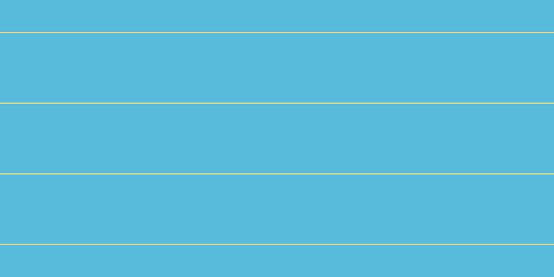 #58bbdc, #dbd393 horizontal lines, two pixels wide, one hundred pixels apart