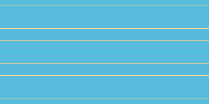 #58bbdc, #fcd393 horizontal lines, two pixels wide, forty-three pixels apart