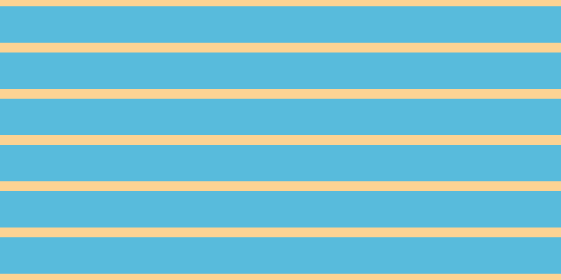 #58bbdc, #fcd393 horizontal lines, fourteen pixels wide, fifty-two pixels apart