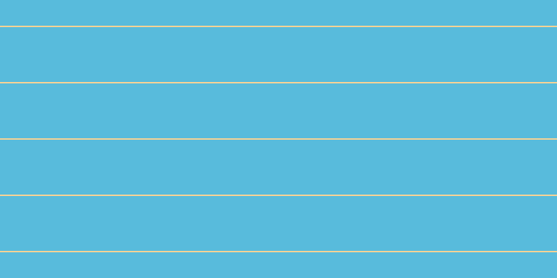 #58bbdc, #fcd393 horizontal lines, two pixels wide, seventy-nine pixels apart