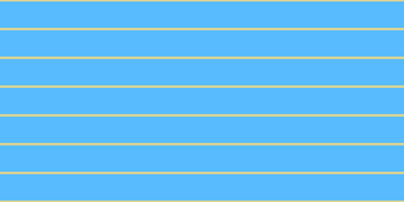 #58bbfd, #dbd393 horizontal lines, five pixels wide, fifty-two pixels apart