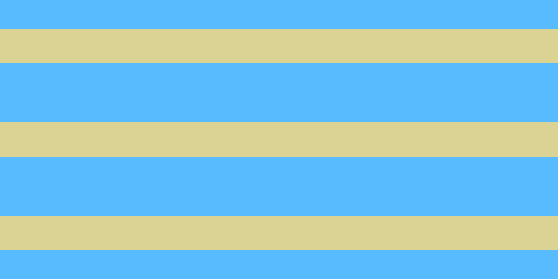 #58bbfd, #dbd393 horizontal lines, fifty pixels wide, eighty-four pixels apart