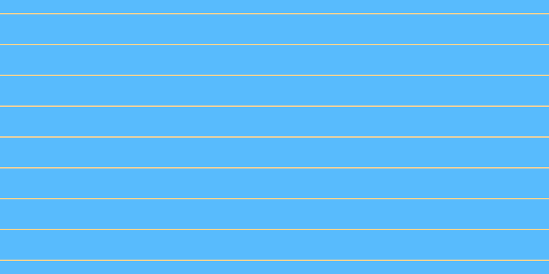 #58bbfd, #fcd393 horizontal lines, two pixels wide, forty-three pixels apart
