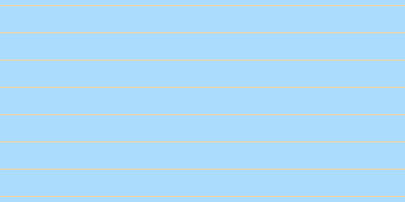 #58bbfd (50%), #fcd393 horizontal lines, two pixels wide, fifty-two pixels apart