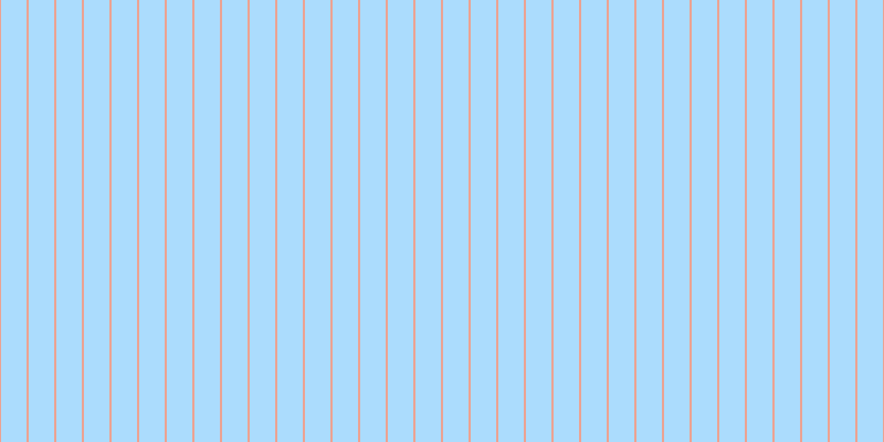 #58bbfd (50%), #eba393 vertical lines, two pixels wide, twenty-three pixels apart