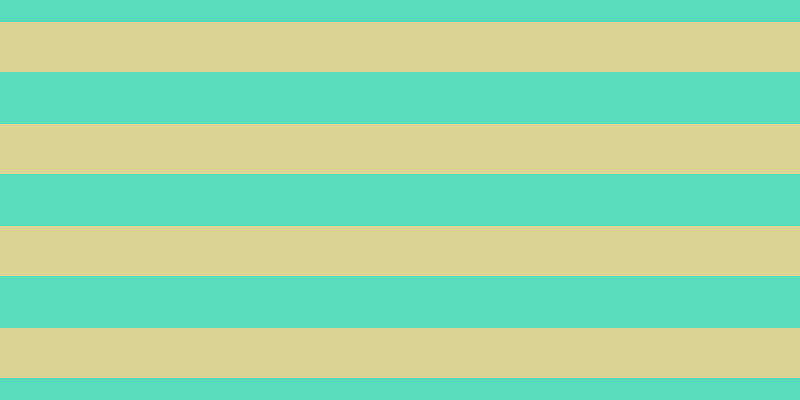 #58dcbb, #dbd393 horizontal lines, fifty pixels wide, fifty-two pixels apart