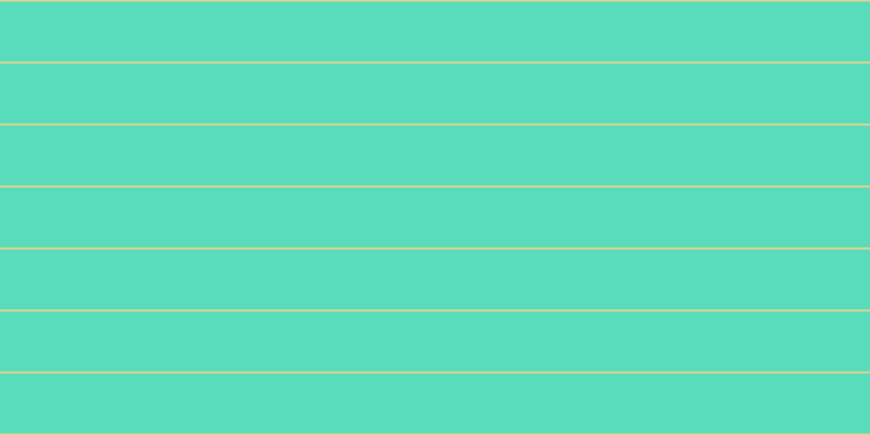 #58dcbb, #dbd393 horizontal lines, two pixels wide, fifty-five pixels apart