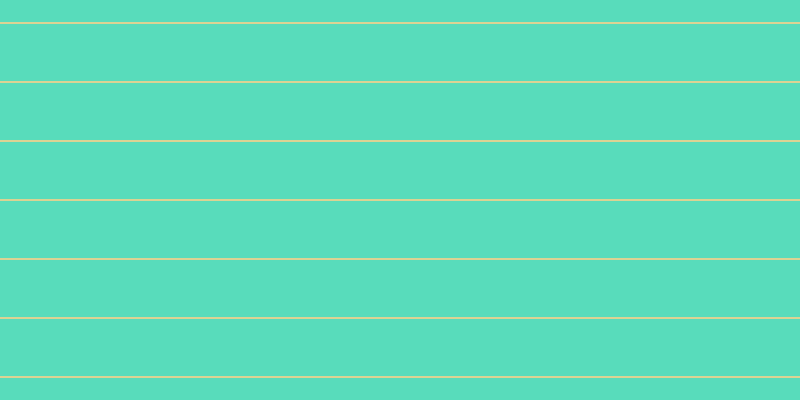 #58dcbb, #dbd393 horizontal lines, two pixels wide, fifty-seven pixels apart