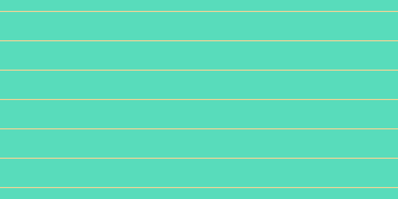 #58dcbb, #fcd393 horizontal lines, two pixels wide, fifty-seven pixels apart