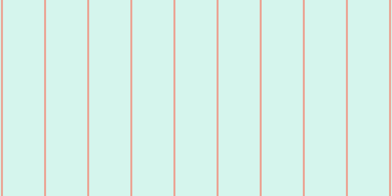 #58dcbb (25%), #eba393 vertical lines, four pixels wide, eighty-four pixels apart