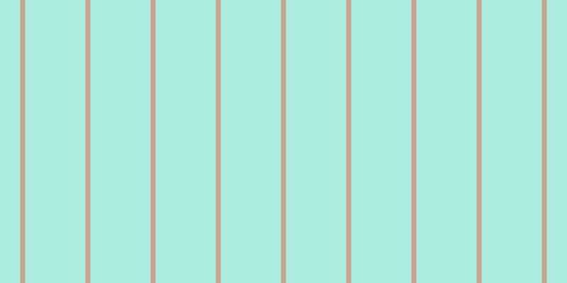 #58dcbb (50%), #caa393 vertical lines, seven pixels wide, eighty-five pixels apart