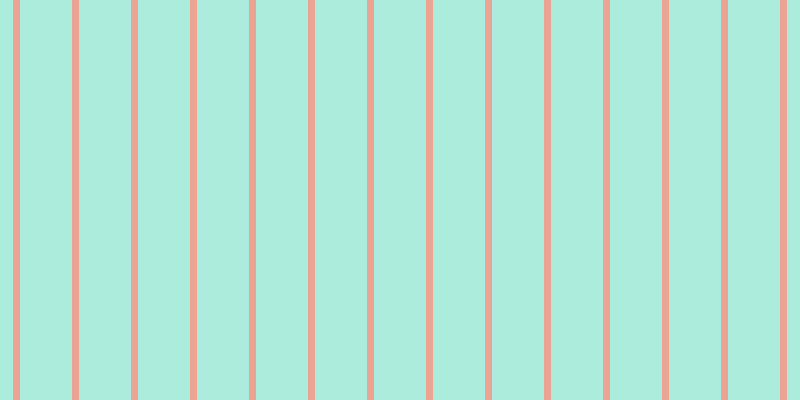 #58dcbb (50%), #eba393 vertical lines, seven pixels wide, fifty-two pixels apart