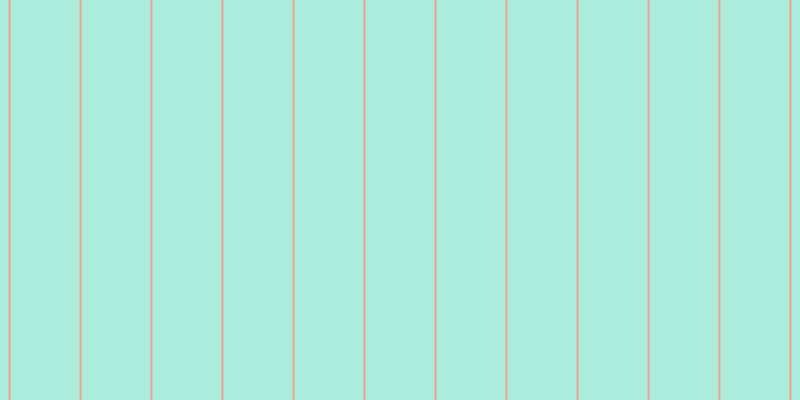 #58dcbb (50%), #eba393 vertical lines, two pixels wide, sixty-nine pixels apart