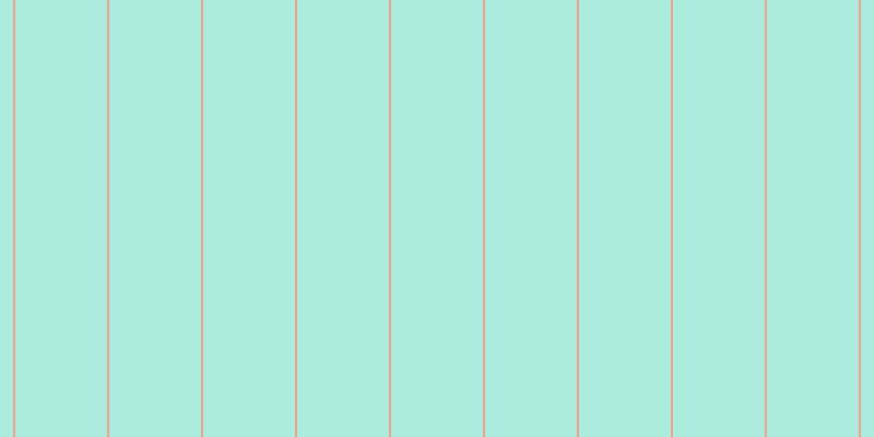 #58dcbb (50%), #eba393 vertical lines, two pixels wide, eighty-four pixels apart