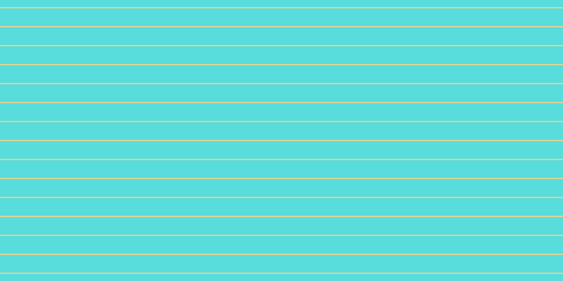 #58dcdc, #dbd393 horizontal lines, two pixels wide, twenty-five pixels apart