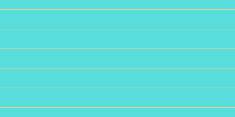 #58dcdc, #dbd393 horizontal lines, two pixels wide, sixty-five pixels apart
