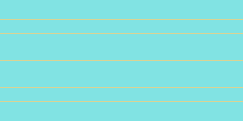 #58dcdc (75%), #dbd393 horizontal lines, two pixels wide, forty-three pixels apart