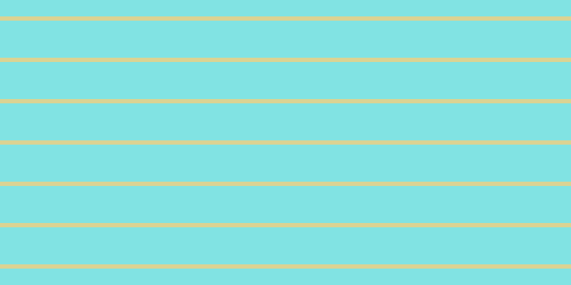#58dcdc (75%), #dbd393 horizontal lines, six pixels wide, fifty-two pixels apart