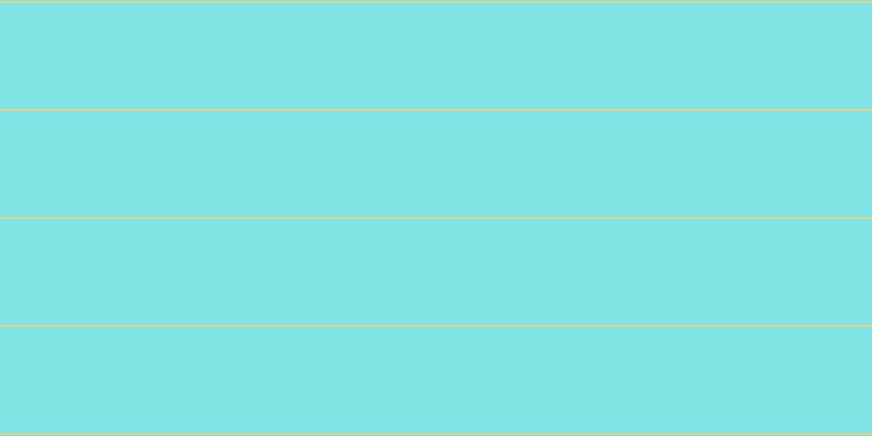 #58dcdc (75%), #dbd393 horizontal lines, two pixels wide, ninety-seven pixels apart
