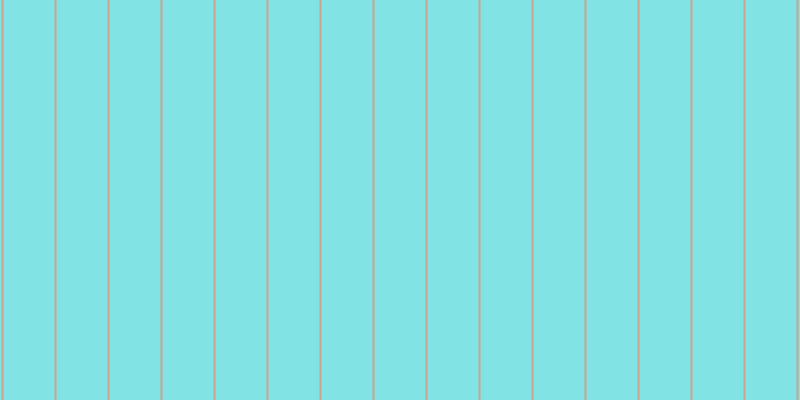 #58dcdc (75%), #caa393 vertical lines, two pixels wide, fifty-one pixels apart