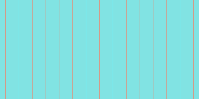 #58dcdc (75%), #caa393 vertical lines, two pixels wide, fifty-two pixels apart