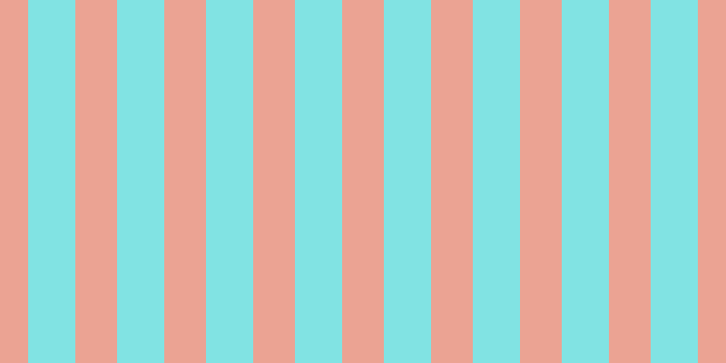 #58dcdc (75%), #eba393 vertical lines, forty-six pixels wide, fifty-two pixels apart