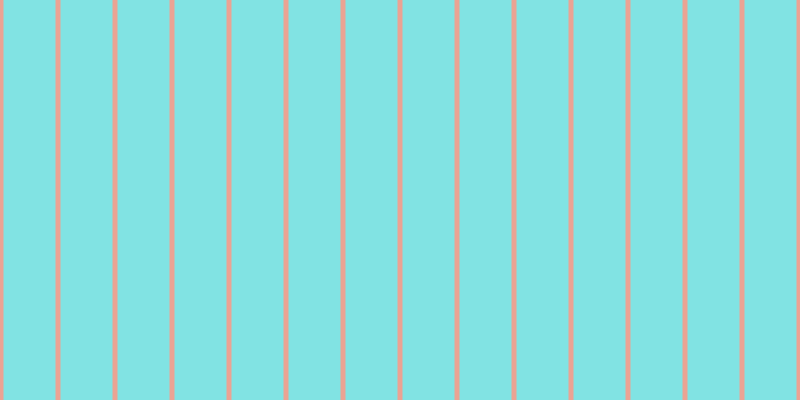 #58dcdc (75%), #eba393 vertical lines, five pixels wide, fifty-two pixels apart