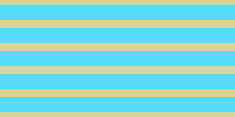 #58dcfd, #dbd393 horizontal lines, twenty-seven pixels wide, fifty-two pixels apart