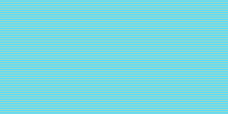 #58dcfd, #dbd393 horizontal lines, two pixels wide, six pixels apart