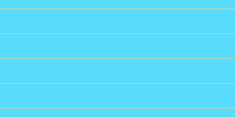 #58dcfd, #dbd393 horizontal lines, two pixels wide, eighty-three pixels apart